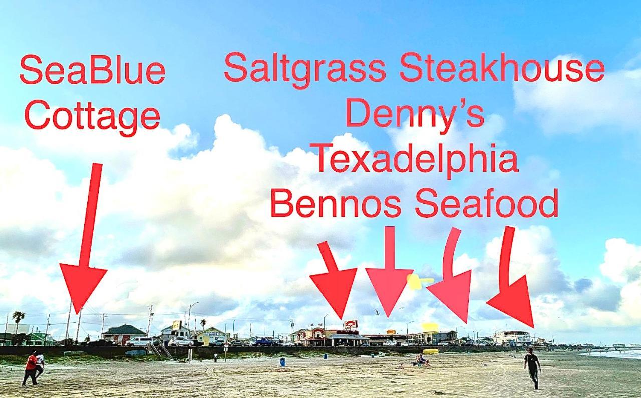 Seablue Cottage - Downstairs; 2 Blocks To The Beach Galveston Luaran gambar